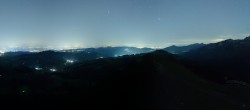 Archiv Foto Webcam Blick vom Kronberg im Appenzellerland 23:00