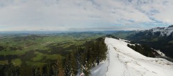 Archiv Foto Webcam Blick vom Kronberg im Appenzellerland 11:00