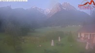 Archived image Grainau - Webcam Hotel Längenfelder Hof 05:00