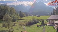 Archived image Grainau - Webcam Hotel Längenfelder Hof 13:00