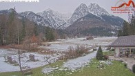 Archived image Grainau - Webcam Hotel Längenfelder Hof 13:00