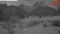 Archiv Foto Webcam Zugspitzdorf Grainau: Längenfelder Hof 05:00