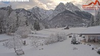 Archived image Grainau - Webcam Hotel Längenfelder Hof 13:00