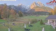 Archiv Foto Webcam Zugspitzdorf Grainau: Längenfelder Hof 05:00