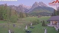 Archiv Foto Webcam Zugspitzdorf Grainau: Längenfelder Hof 19:00