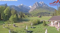Archiv Foto Webcam Zugspitzdorf Grainau: Längenfelder Hof 07:00