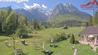 Archiv Foto Webcam Zugspitzdorf Grainau: Längenfelder Hof 09:00
