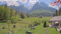 Archiv Foto Webcam Zugspitzdorf Grainau: Längenfelder Hof 20:00