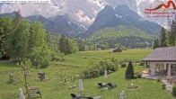 Archiv Foto Webcam Zugspitzdorf Grainau: Längenfelder Hof 13:00