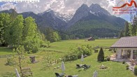 Archiv Foto Webcam Zugspitzdorf Grainau: Längenfelder Hof 13:00