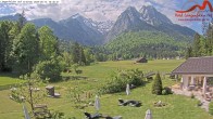 Archiv Foto Webcam Zugspitzdorf Grainau: Längenfelder Hof 09:00
