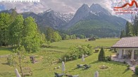 Archived image Grainau - Webcam Hotel Längenfelder Hof 15:00