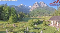 Archiv Foto Webcam Zugspitzdorf Grainau: Längenfelder Hof 06:00