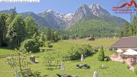 Archiv Foto Webcam Zugspitzdorf Grainau: Längenfelder Hof 09:00