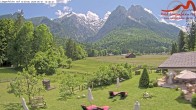 Archiv Foto Webcam Zugspitzdorf Grainau: Längenfelder Hof 13:00