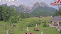 Archiv Foto Webcam Zugspitzdorf Grainau: Längenfelder Hof 19:00