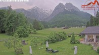 Archiv Foto Webcam Zugspitzdorf Grainau: Längenfelder Hof 19:00
