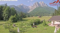 Archived image Grainau - Webcam Hotel Längenfelder Hof 07:00