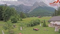 Archiv Foto Webcam Zugspitzdorf Grainau: Längenfelder Hof 13:00