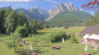 Archiv Foto Webcam Zugspitzdorf Grainau: Längenfelder Hof 08:00