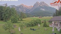Archiv Foto Webcam Zugspitzdorf Grainau: Längenfelder Hof 19:00