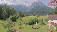 Archived image Grainau - Webcam Hotel Längenfelder Hof 09:00