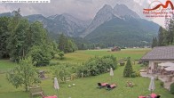 Archived image Grainau - Webcam Hotel Längenfelder Hof 13:00