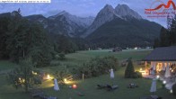 Archiv Foto Webcam Zugspitzdorf Grainau: Längenfelder Hof 21:00