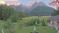 Archiv Foto Webcam Zugspitzdorf Grainau: Längenfelder Hof 19:00