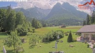 Archiv Foto Webcam Zugspitzdorf Grainau: Längenfelder Hof 13:00