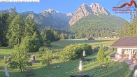 Archived image Grainau - Webcam Hotel Längenfelder Hof 05:00