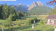 Archived image Grainau - Webcam Hotel Längenfelder Hof 06:00