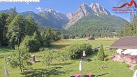 Archived image Grainau - Webcam Hotel Längenfelder Hof 07:00