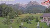 Archiv Foto Webcam Zugspitzdorf Grainau: Längenfelder Hof 19:00
