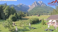 Archiv Foto Webcam Zugspitzdorf Grainau: Längenfelder Hof 07:00