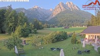 Archiv Foto Webcam Zugspitzdorf Grainau: Längenfelder Hof 05:00