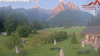 Archiv Foto Webcam Zugspitzdorf Grainau: Längenfelder Hof 05:00