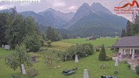 Archiv Foto Webcam Zugspitzdorf Grainau: Längenfelder Hof 05:00