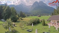 Archiv Foto Webcam Zugspitzdorf Grainau: Längenfelder Hof 09:00