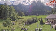 Archived image Grainau - Webcam Hotel Längenfelder Hof 08:00