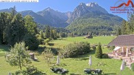 Archived image Grainau - Webcam Hotel Längenfelder Hof 09:00