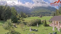 Archiv Foto Webcam Zugspitzdorf Grainau: Längenfelder Hof 09:00