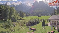 Archived image Grainau - Webcam Hotel Längenfelder Hof 13:00