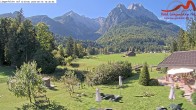 Archiv Foto Webcam Zugspitzdorf Grainau: Längenfelder Hof 09:00