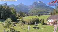 Archiv Foto Webcam Zugspitzdorf Grainau: Längenfelder Hof 09:00