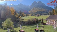 Archiv Foto Webcam Zugspitzdorf Grainau: Längenfelder Hof 09:00
