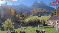 Archived image Grainau - Webcam Hotel Längenfelder Hof 04:00