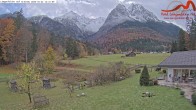 Archiv Foto Webcam Zugspitzdorf Grainau: Längenfelder Hof 13:00