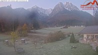Archiv Foto Webcam Zugspitzdorf Grainau: Längenfelder Hof 05:00