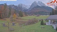 Archiv Foto Webcam Zugspitzdorf Grainau: Längenfelder Hof 15:00
